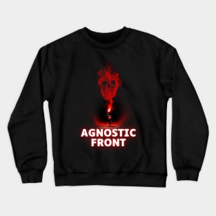 agnostic front ll flame on Crewneck Sweatshirt